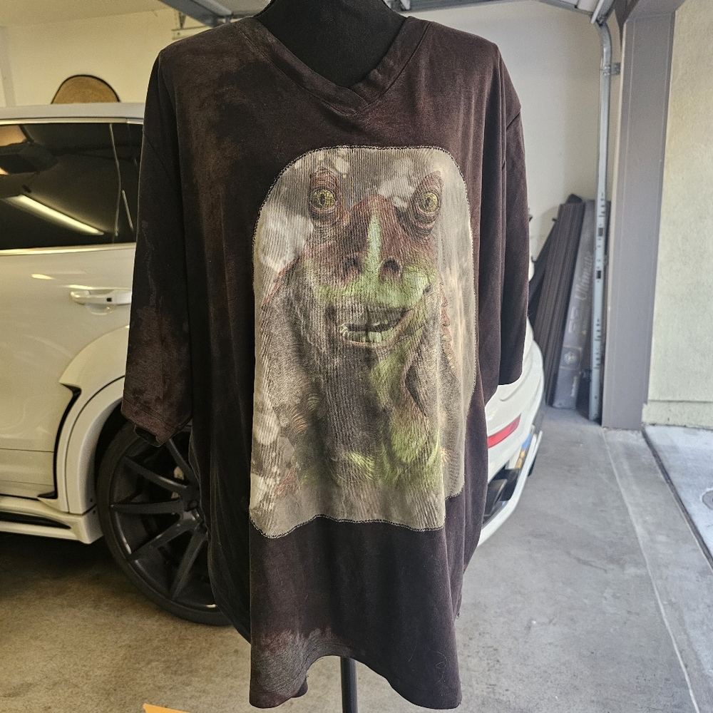 Vintage Oversized Jarjar Binks Star Wars Graphic T-Shirt